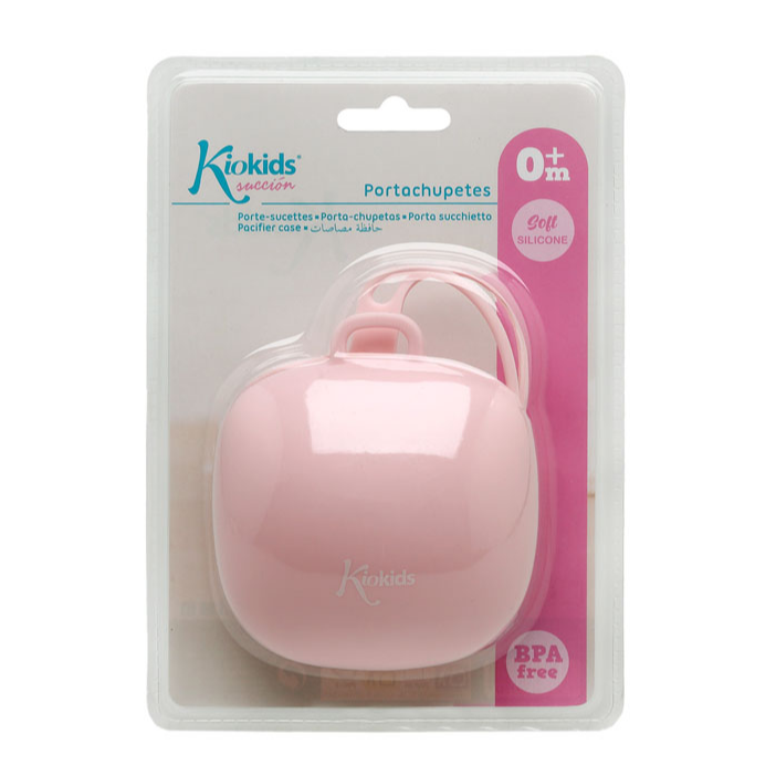 KIOKIDS PORTACHUPETES SILICONA ROSA