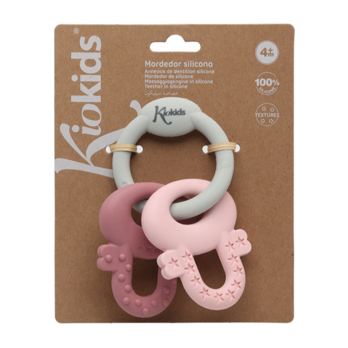 KIOKIDS MORDEDOR LLAVES ROSA