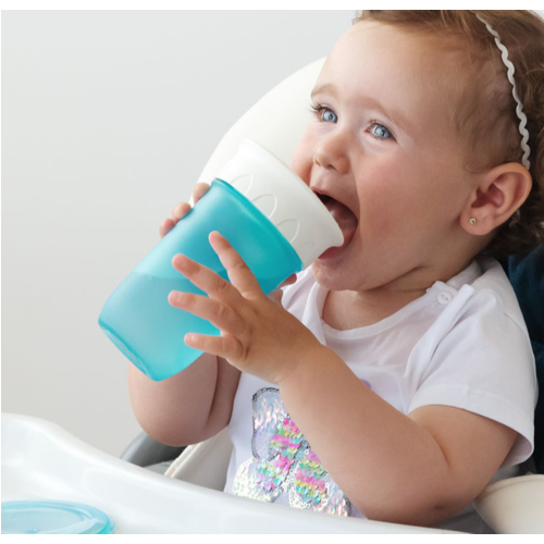 KIOKIDS VASO STEP 3 300ML AZUL