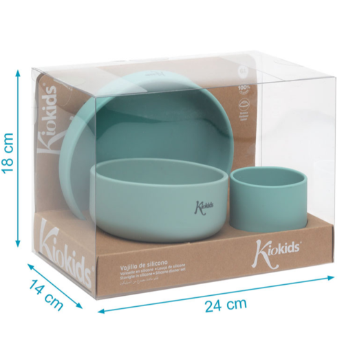 KIOKIDS SET VAJILLA SALVIA 3U