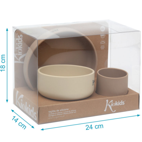KIOKIDS SET VAJILLA BEIGE