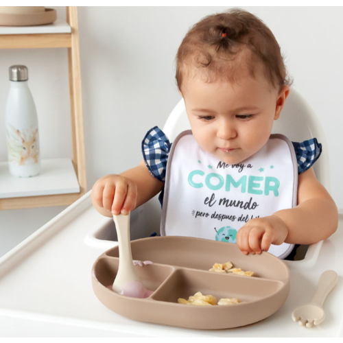 KIOKIDS SET VAJILLA BEIGE 3U