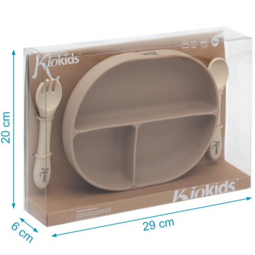 KIOKIDS SET VAJILLA BEIGE 3U