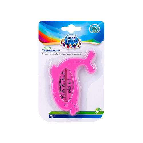 CANPOL BABIES TERMOMETRO BAÑO DELFIN ROSA