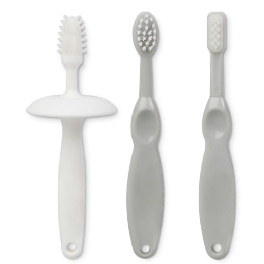 KIOKIDS CEPILLO DIENTES GRIS 3 UDS