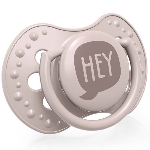 LOVI CHUPETES HEY ROSA/MARRON 6-18M 2UD