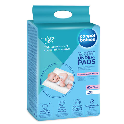 CANPOL BABIES EMPAPADORES DESECHABLES 60X60 UDS