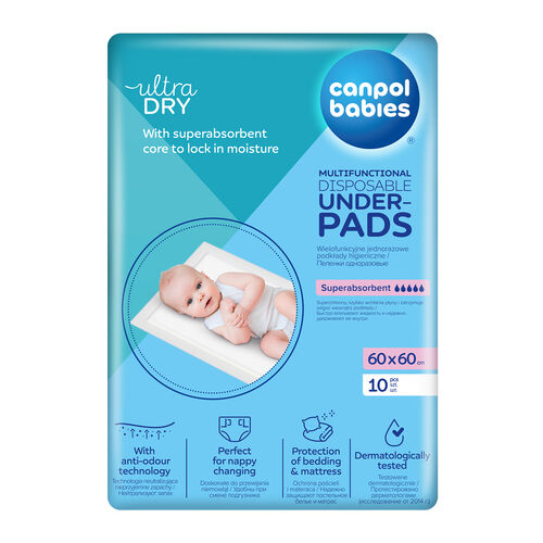 CANPOL BABIES EMPAPADORES DESECHABLES 60X60 UDS