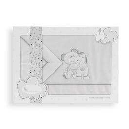 INTERBABY TRIPTICO CUNA PONY BCO/GRIS