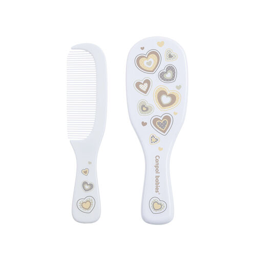 CANPOL BABIES PEINE Y CEPILLO NEWBORN BLANCO