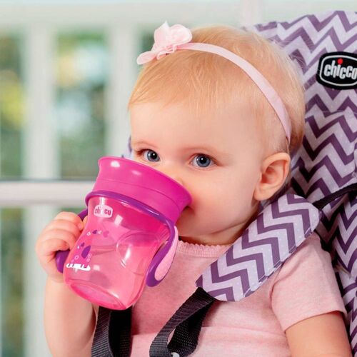 CHICCO VASO PERFECT 360 ROSA 12M+ 200 ML