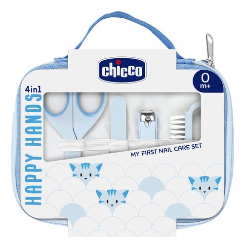 CHICCO SET HAPPY HANDS AZUL