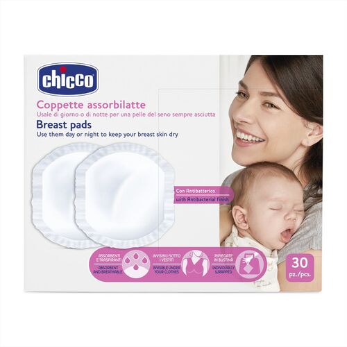 CHICCO DISCOS ABSORVENTES ANTIBACTERICOS 30 PCS