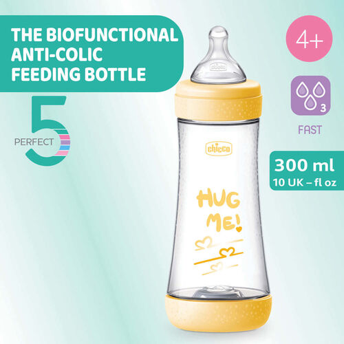CHICCO BIBERON PERFECT5 4M+ 300ML SIL NEUTRO