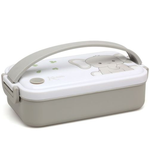 KIOKIDS CAJA ALMUERZO 550ML ACERO INOXIDABLE/PP GRIS