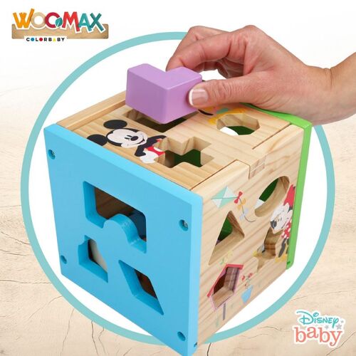 DISNEY CUBO FORMAS MADERA