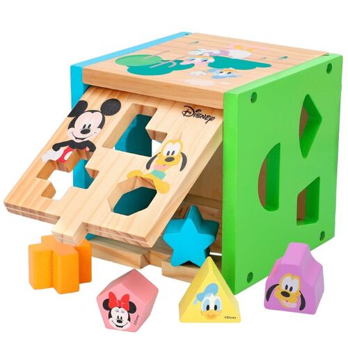 DISNEY CUBO FORMAS MADERA