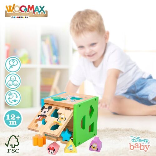 DISNEY CUBO FORMAS MADERA