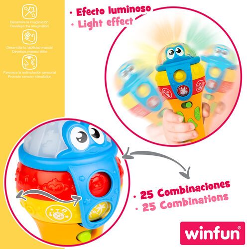 WINFUN-MICROFONO LUZ Y SONIDO