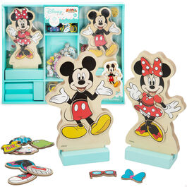 WOOMAX DISNEY JGO VESTIDOS MADERA MAGNETICOS
