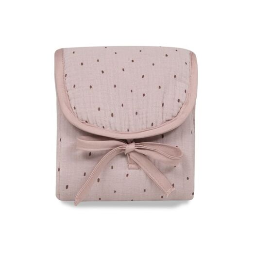 INTERBABY VESTIDOR MUSELINA PUNTOS ROSA MAQUILLAJE