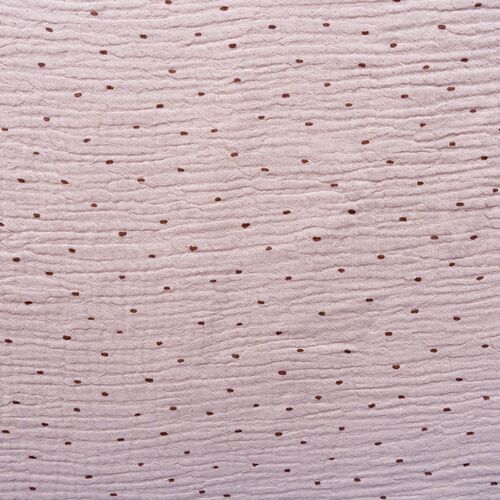 INTERBABY VESTIDOR MUSELINA PUNTOS ROSA MAQUILLAJE