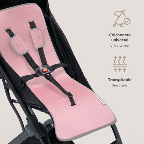 INTERBABY COLCHONETA LISO ROSA