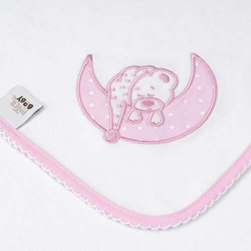 INTERBABY GASA BORDADA ROSA