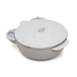 KIOKIDS CUENCO TÉRMICO 450ML ACERO INOXIDABLE GRIS