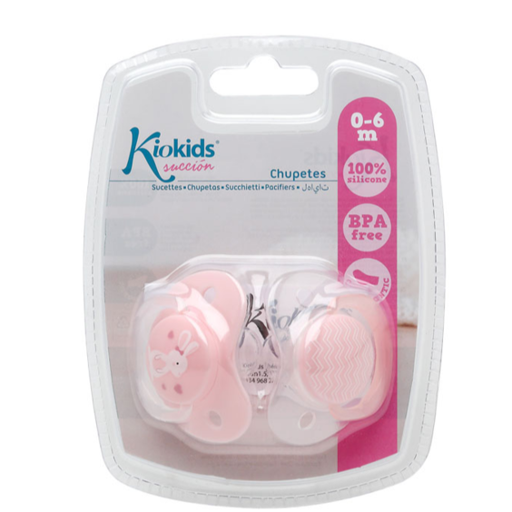 KIOKIDS CHUPETE CONEJO 2U +6M
