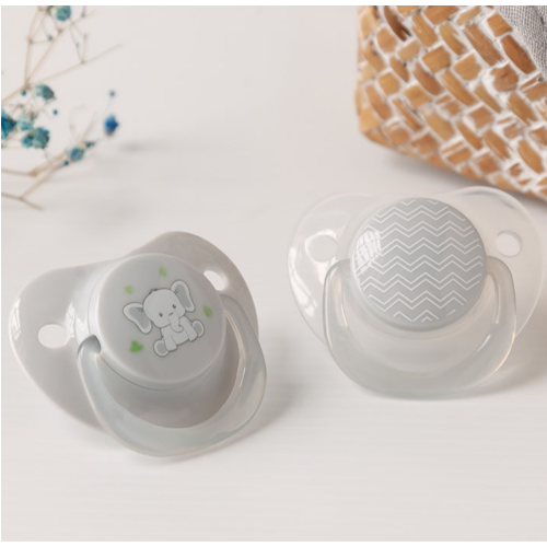 KIOKIDS CHUPETE GRIS 2U +6M