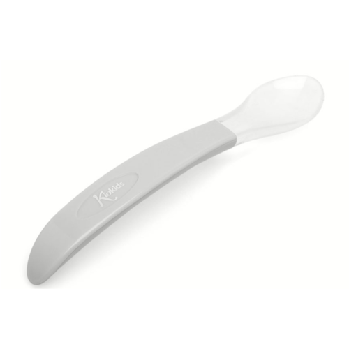KIOKIDS CUCHARA SILICONA GRIS