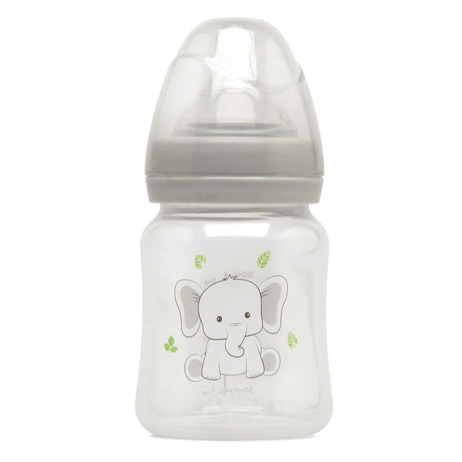 KIOKIDS BIBERÓN 150ML GRIS + 0