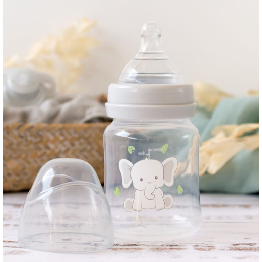 KIOKIDS BIBERÓN 150ML GRIS + 0