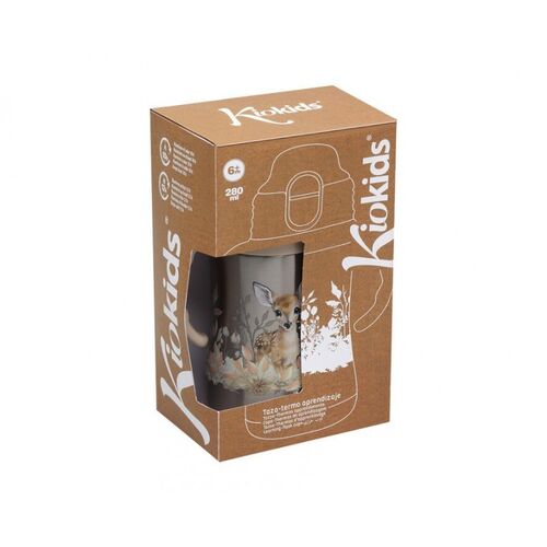 KIOKIDS TAZA ENTRENAMIENTO 280ML BEIGE