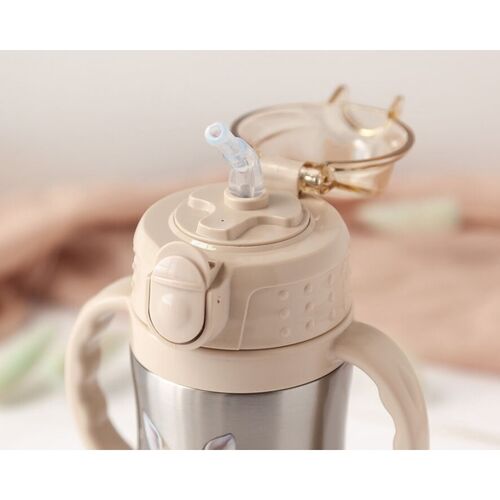 KIOKIDS TAZA ENTRENAMIENTO 280ML BEIGE
