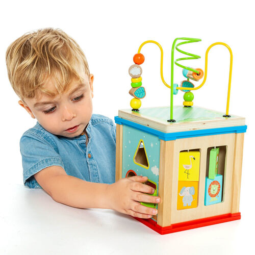 MOLTO CUBO ACTIVIDADES WOODEN 5 EN 1