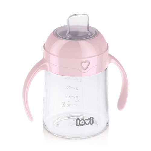 LOVI PRIMERA TAZA BOQUILLA 150 ML ROSA