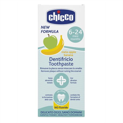 CHICCO PASTA DENTAL MANZANA-PLATANO 6-24M