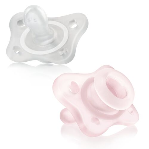 CHICCO CHUPETE PHYSIOFORMA MINI SOFT ROSA 0-2