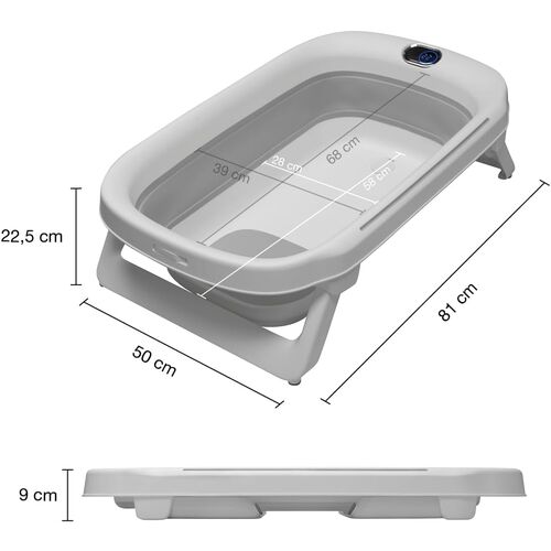 PLAY THERMO BATH GRIS (BAÑERA+REDUCTOR)