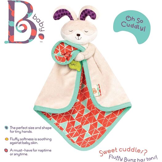 B.TOYS SNUGGLES FLUFFY BUNZ DOU DOU
