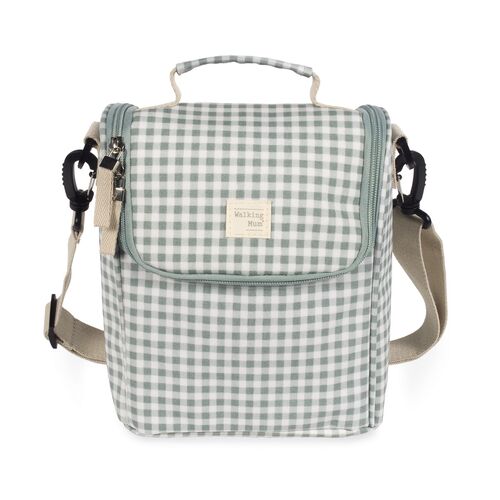 WALKING MUM BOLSA TERMICA I LOVE VICHY VERDE