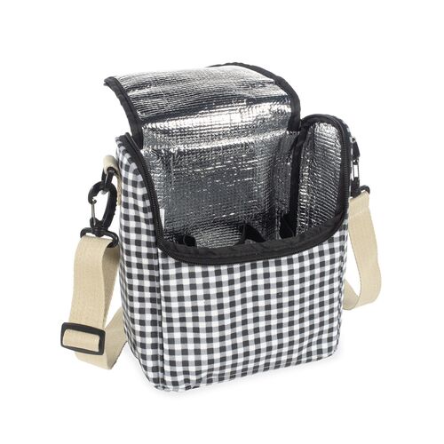 WALKING MUM BOLSA TERMICA I LOVE VICHY NEGRO