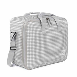 WALKING MUM MALETA I LOVE VICHY GRIS