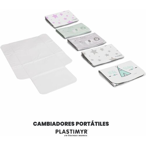 PLASTIMYR CAMBIADOR PORTATIL SAFARI MINT