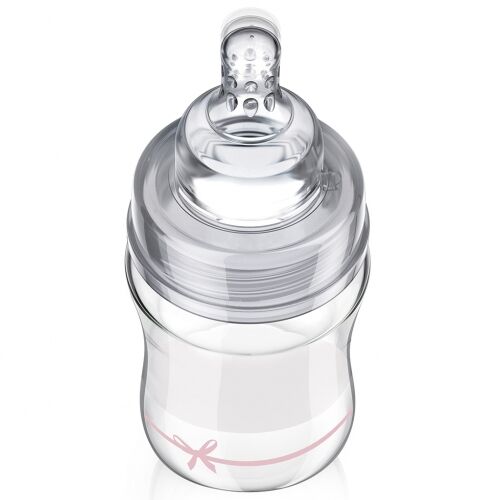 LOVI BIBERON CRISTAL 150ML BABY SHOWER ROSA