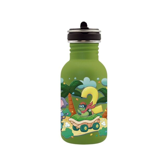 LAKEN BOTELLA ACERO 0.5 L TAPON FLOW FUNNY CARS