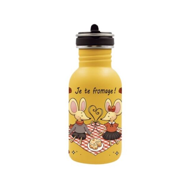 LAKEN BOTELLA ACERO 0.5 L TAPON FLOW FROAMGE