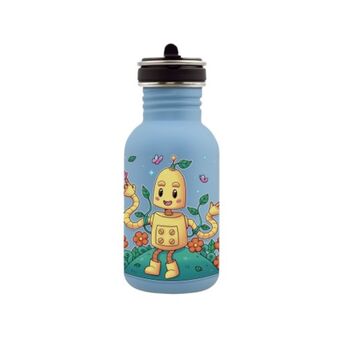 LAKEN BOTELLA ACERO 0.5L TAPON FLOW ECO ROBOT